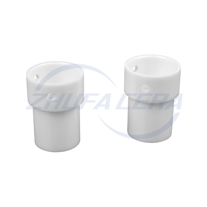 T-formad aluminiumoxid borrad keramisk tub