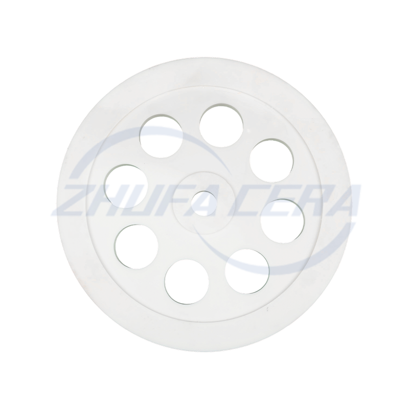 Aluminiumoxid keramisk perforerad skiva